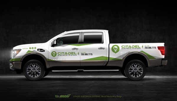 MRKNT Design Co. | Vehicle WrapDesign for Citadel Electric