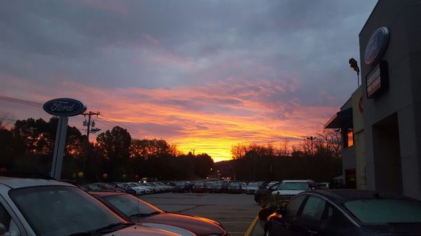 Sunrise from the Thunderbird Cafe!