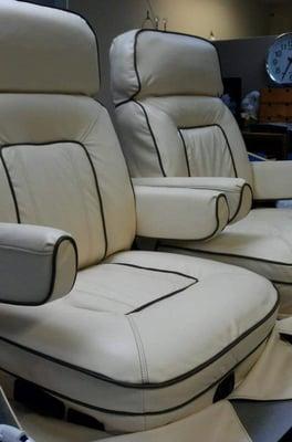 Rv, boats, cars and homes. Give us a call for your reupholstering needs