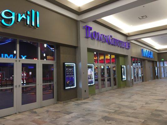 New movie theatre with IMAX entrance from inside mall