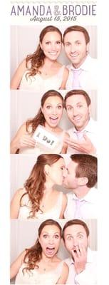 We had to make time to pop into the photo booth! Love how high quality the pictures are.