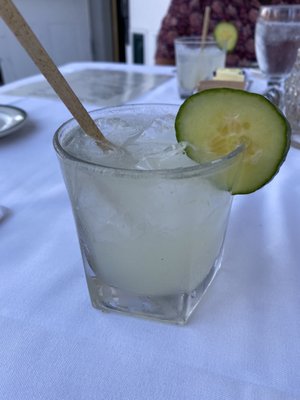 Cucumber martini