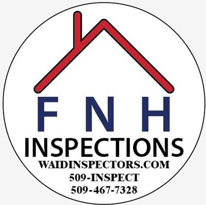 FNH Inspections Logo and contact information.