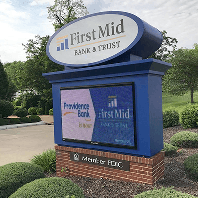 First Mid St. Charles Digital Sign