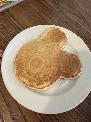 Mickey Mouse pancake