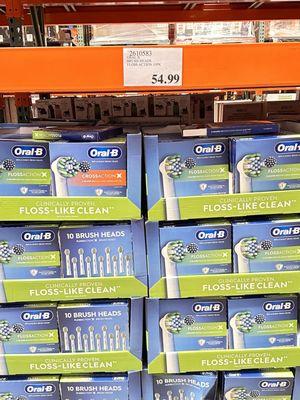 Oral B Tooth brushes.