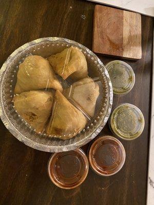 1. Vegetable Samosa