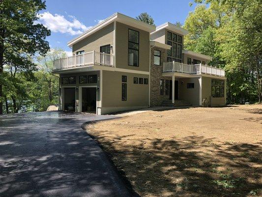 New driveway installation