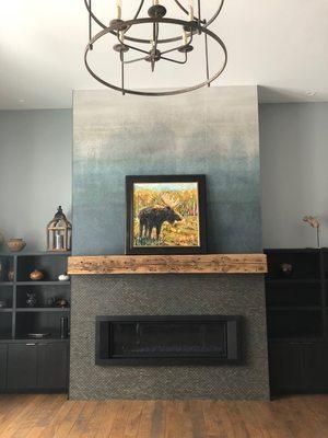 Custom fire place