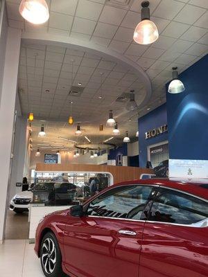 New car showroom