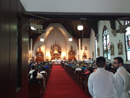 Church altar.