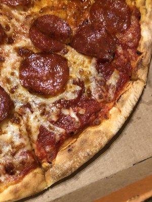 This is the "light on the sauce" pizza