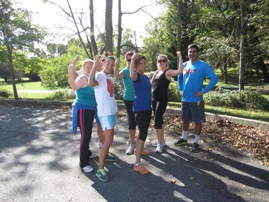 Proud students after a great workout!