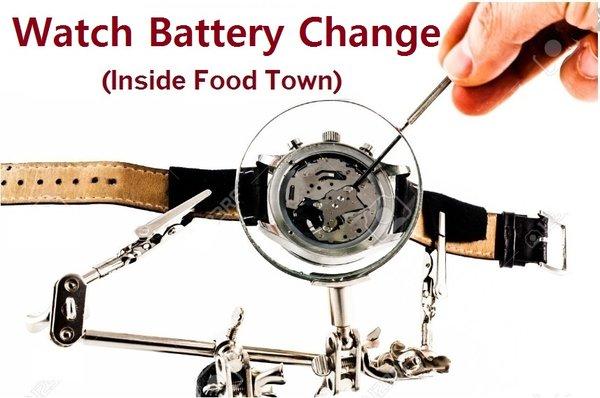 We replace / change all kinds of watch battery replacement!!