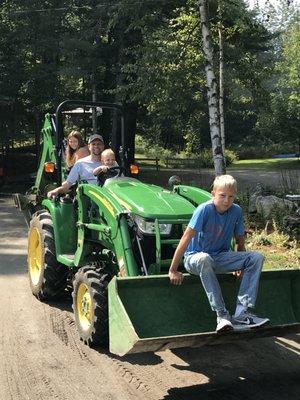 kids going for a ride!