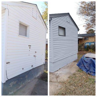 Siding Repaired