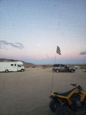 Camping on the hill behind ironwood, no hookups, just park where you want for 25.00.