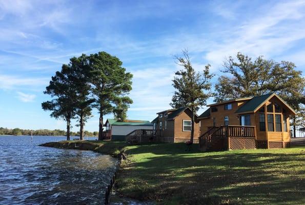 Our waterfront cabins are a great place to stay for your Lake Fork trip.