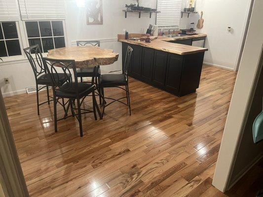 3/4red oak  hardwood floors install