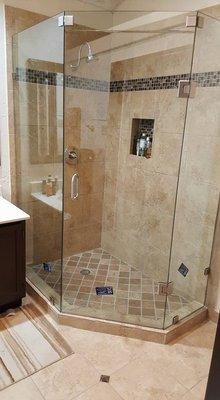 Frameless Shower Enclosure