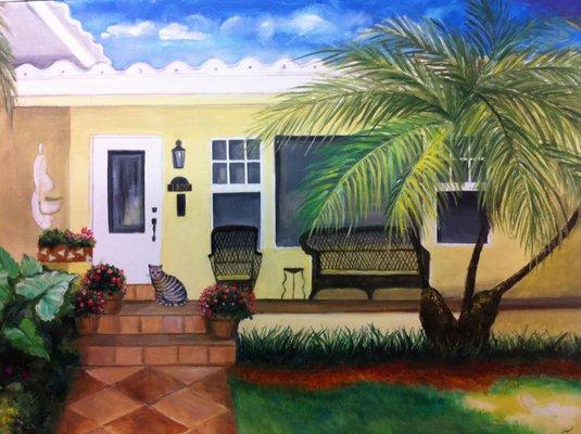 Historic Home Tour painting