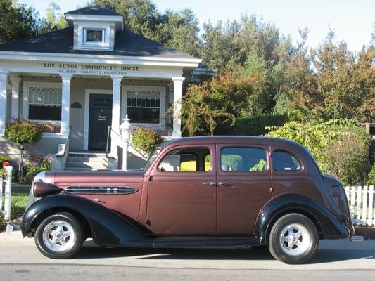 1936 Chrysler repair and paint by Economy Auto Body & Paint.  Work was car show quality