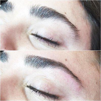 Eyebrow shaping