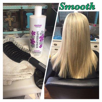 I love getting this Keratin Smoothing treatment with Katie! Her and her team are amazing!