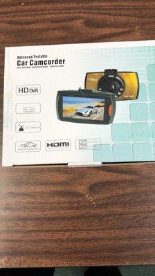 Car camcorder with your insurance policy