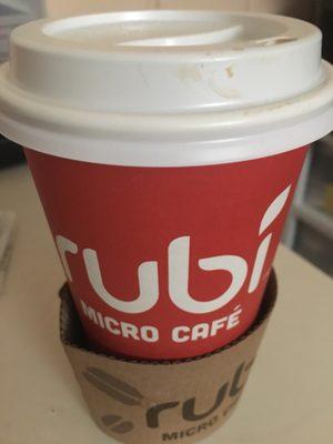 Large Hazelnut Latte ($1.25)