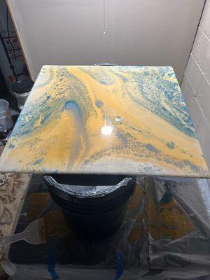 Marbled Magic Epoxy & Paint