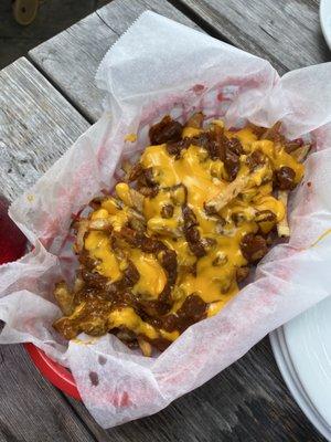 Chili cheese fries (appetizer)