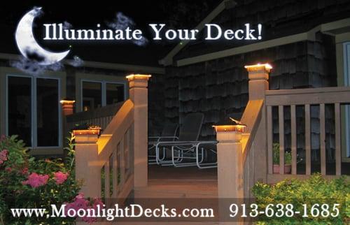 Deck Lights, Deck Lighting, Lighted Post Caps.