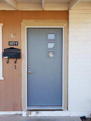 Entry door install