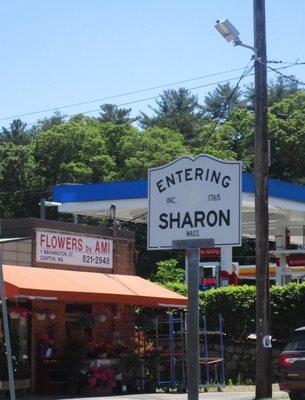 Entering Sharon from Canton.