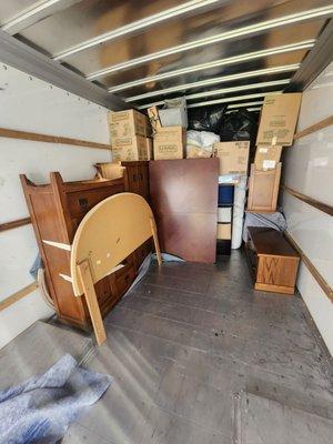 Why would you even put a dresser upside down.  This clearly doesnt make sense to me as ive loaded over 5000 trucks.