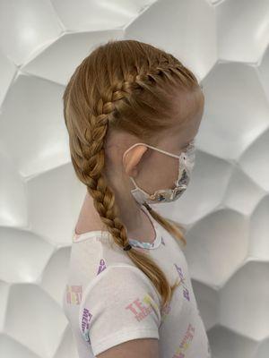 French braids for kiddos