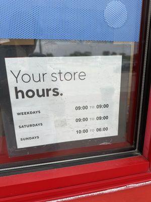 Store Hours