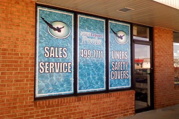 window lettering, storefront signs