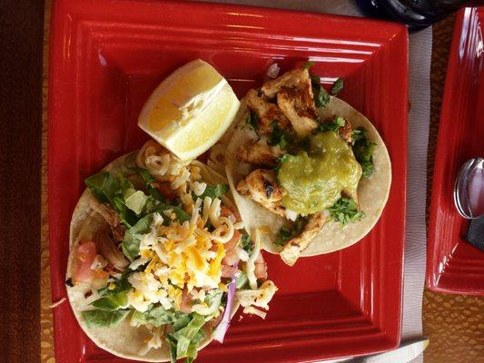 Chicken tacos