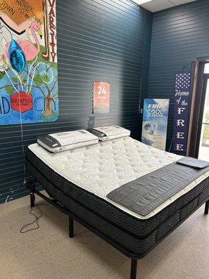 KING SIZE MATTRESS WITH ADJ BASE $999