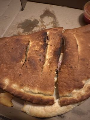 Hawaiian calzone