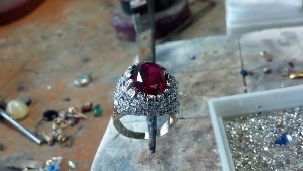 Custom Ruby Ring