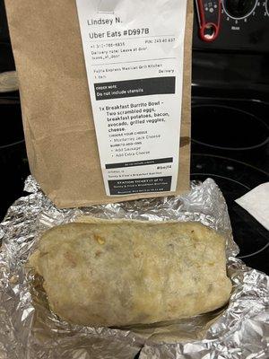 Sunny & Fine’s Breakfast Burritos