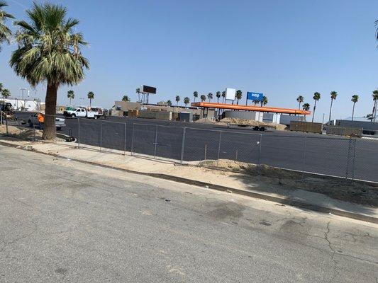 Stockdale highway jpilot parking lot new Paving