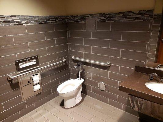 We clean and sanitize your restrooms to look like new