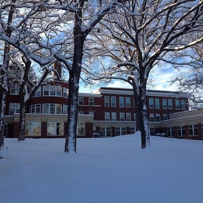 Campus in winter