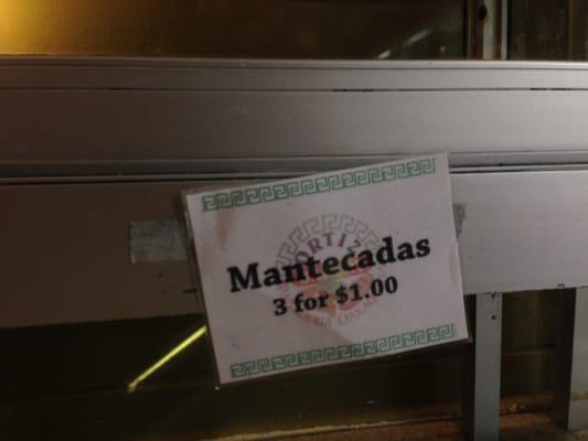 Mantecadas - is what we call little muffins. See next pix with the red paper.