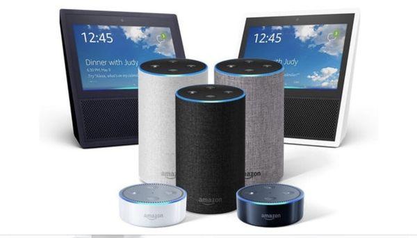 The amazon family presenting Alexa