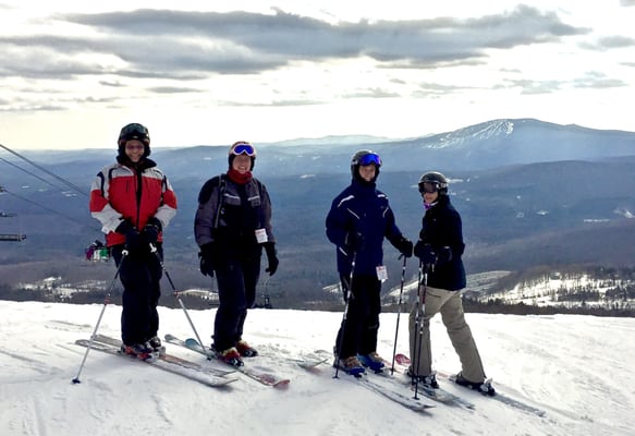 Atop Bromley with Magic Mountain in the background